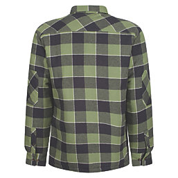 Regatta Shelford Padded Shirt Green Check X Large 49" Chest