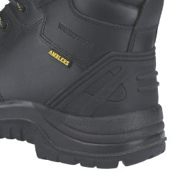 Amblers AS305C Metal Free   Safety Boots Black Size 14