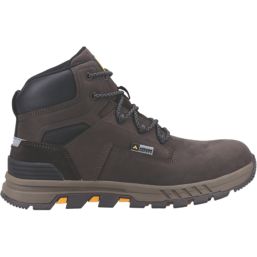 Amblers 261 Crane Size 8  Brown Water-Resistant Steel Toe Cap Safety Boots
