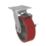Essentials Industrial Braked Swivel Castor 150mm Red