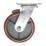 Essentials Industrial Braked Swivel Castor 150mm Red