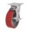 Essentials Industrial Braked Swivel Castor 150mm Red
