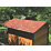 Roof Pro Red  Square Bitumen Roof Shingles 1m x 340mm 16 Pack