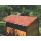 Roof Pro Red  Square Bitumen Roof Shingles 1m x 340mm 16 Pack