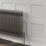 Reina 600mm x 1190mm 5276BTU Raw Metal Horizontal 3 Column Radiator