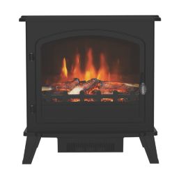 Be Modern Trowpoint Grande Black Electric Freestanding Stove 635mm x 665mm