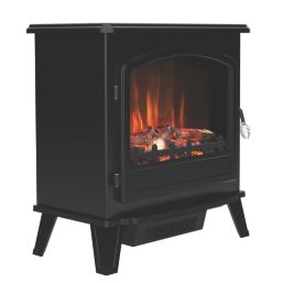 Be Modern Trowpoint Grande Black Electric Freestanding Stove 635mm x 665mm