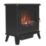 Be Modern Trowpoint Grande Black Electric Freestanding Stove 635mm x 665mm
