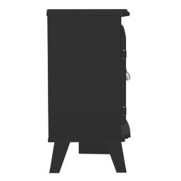 Be Modern Trowpoint Grande Black Electric Freestanding Stove 635mm x 665mm
