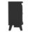 Be Modern Trowpoint Grande Black Electric Freestanding Stove 635mm x 665mm