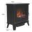 Be Modern Trowpoint Grande Black Electric Freestanding Stove 635mm x 665mm