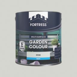 Fortress 2.5Ltr Stone Matt Garden Paint