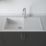 Carysil GD100L-WH 1 Bowl Granite Composite Kitchen Sink White Reversible 1000mm x 500mm