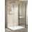 Triton Neo  Frameless Showerwall  Black 1000mm x 2000mm