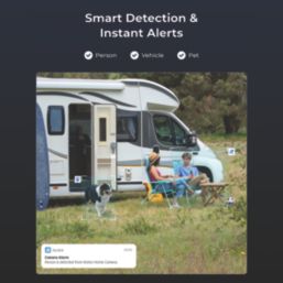 Reolink 2K TrackMix Auto PTZ Solar 64GB Solar-Powered White Wireless 1296p Indoor & Outdoor Round 4G Smart Security Camera