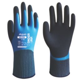 Wonder Grip WG-318 Aqua Gloves Blue X Small