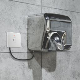 British General  13A Unswitched Fused Spur & Flex Outlet with LED White