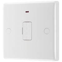 British General  13A Unswitched Fused Spur & Flex Outlet with LED White