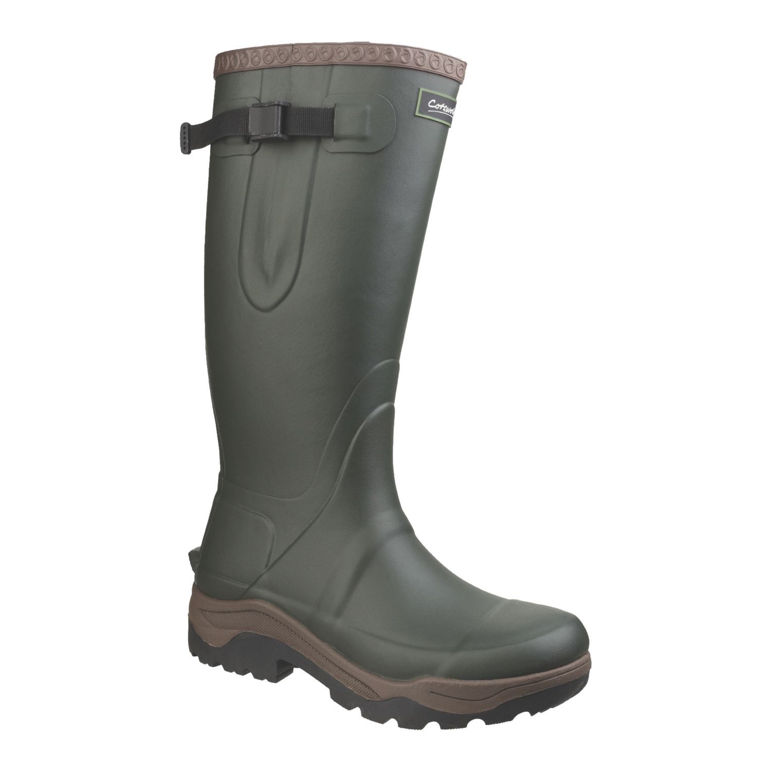 Cotswold Compass Neoprene Rubber Size 9 Green Non Safety Wellies (863XN)