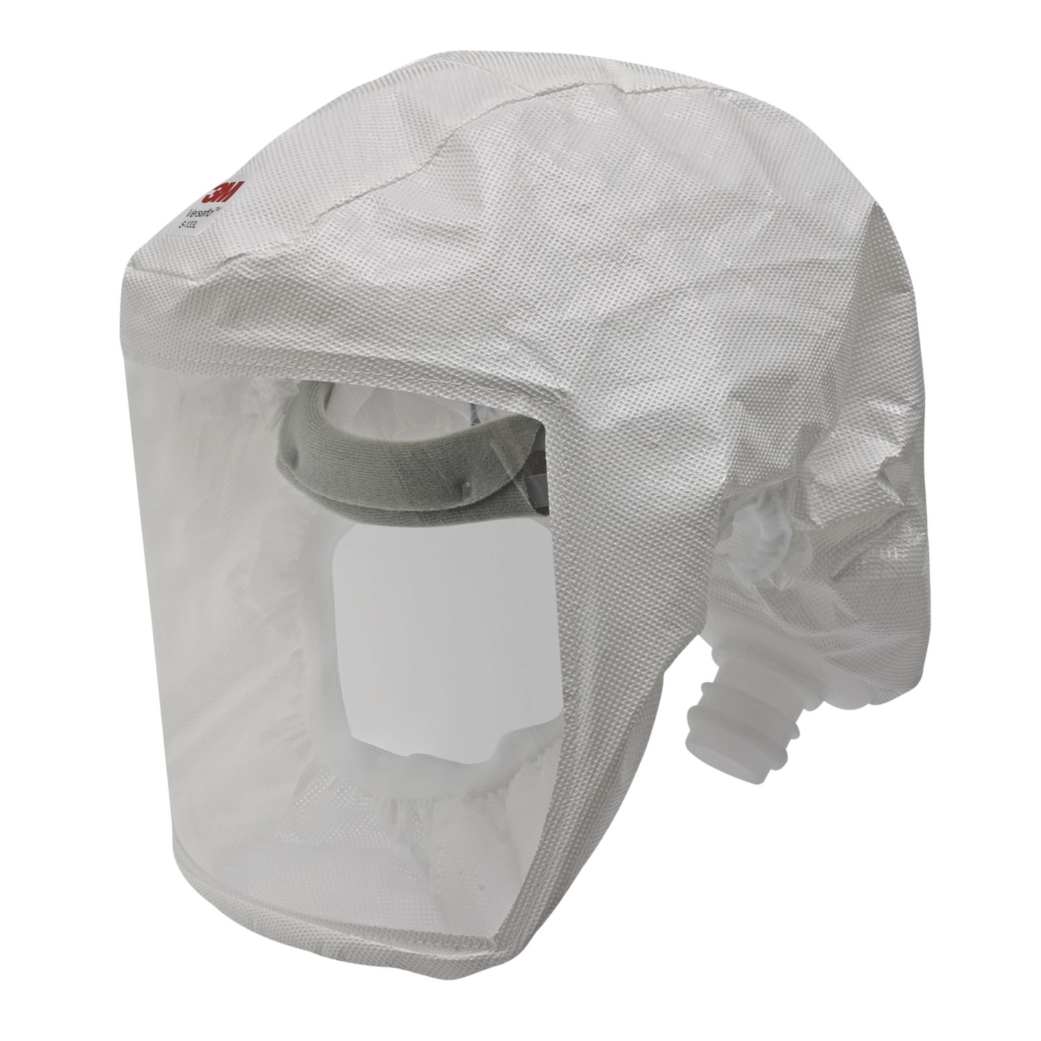 3M VersaFlo Head Cover w/ Integral Suspension M/L White (8642H)