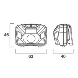 Sylvania Sylwork Rechargeable LED Headlight Black 30lm