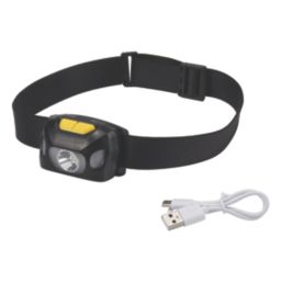 Sylvania Sylwork Rechargeable LED Headlight Black 30lm