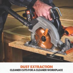 Evolution R185CCS 185mm 18V Li-Ion EXT Brushless Cordless Circular Saw - Bare