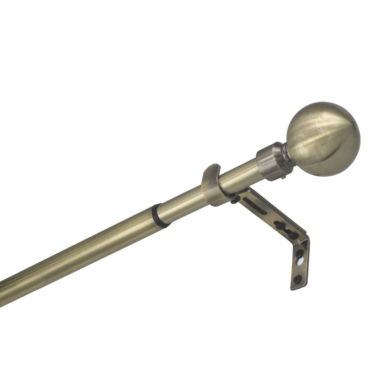 Renaissance Antique Brass Curtain Pole 19/16mm x 160-300cm (864CK)
