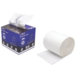 L-PRO  White Swing Bin Liners in Dispenser Box 40Ltr 200 Pack
