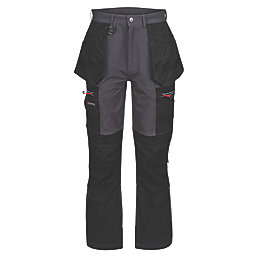 Regatta Infiltrate Stretch Trousers Iron/Black 33" W 33" L