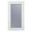 Crystal  Right-Hand Opening Obscure Triple-Glazed Casement White uPVC Window 610mm x 820mm