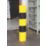 Addgards BS183YB Bollard Sleeve Yellow & Black 183mm x 183mm