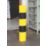 Addgards BS183YB Bollard Sleeve Yellow/Black 183mm x 183mm