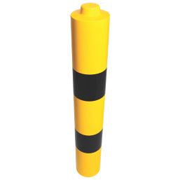 Addgards BS183YB Bollard Sleeve Yellow & Black 183mm x 183mm
