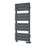Reina 1124mm x 500mm 1834BTU Anthracite Flat Designer Towel Radiator