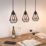 Eglo Tarbes 3-Light Pendant Black