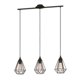 Eglo Tarbes 3-Light Pendant Black