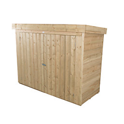 Forest  6' x 2' 6" (Nominal) Pent Shiplap T&G Garden Store with Assembly