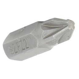 Titan  6.35mm 25mm Hex Shank PZ2 Screwdriver Bits 10 Pack