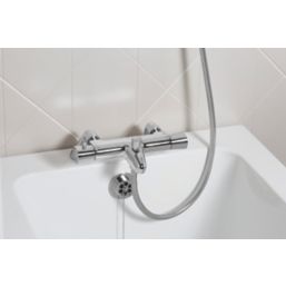 Bristan Artisan Deck-Mounted Thermostatic Bath Shower Mixer Tap Chrome