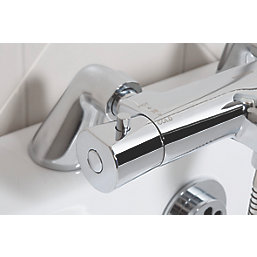 Bristan Artisan Deck-Mounted Thermostatic Bath Shower Mixer Tap Chrome