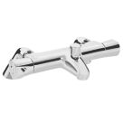 Bristan Artisan Chrome 80mm Deck Mounted Dual Control Thermostatic Shower Mixer Tap
