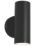 Zink Leto Outdoor LED Up/Down Light Black 8W 560lm