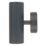 Zink Leto Outdoor LED Up/Down Light Black 8W 560lm