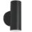 Zink Leto Outdoor LED Up/Down Light Black 8W 560lm