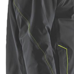 Blaklader Stretch  Work Jacket Black/Yellow Small 36" Chest
