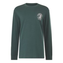 Hard Yakka Heritage Icon Long Sleeve Tee Shirt Bottle Green Medium 38" Chest