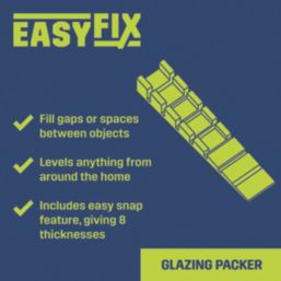 Easyfix Wedge Strips One Size 100mm x 1-8mm x 20mm 50 Pieces