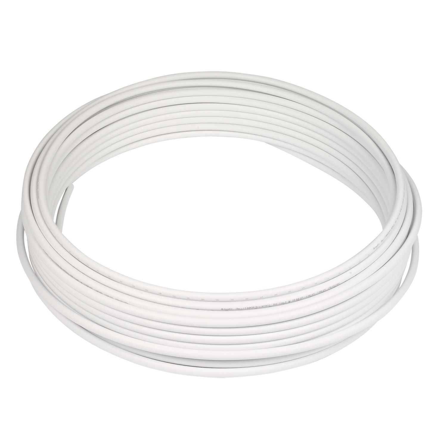 JG Speedfit 15BPB-50C Push-Fit Polybutylene Layflat Pipe 15mm x 50m White (86535)