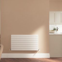 Flomasta  578mm x 800mm 2948BTU White Horizontal Designer Radiator